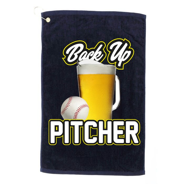 Back Up Pitcher Golf Towel
