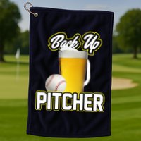 Back Up Pitcher Golf Towel