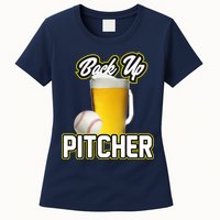 Back Up Pitcher Womens T-Shirt