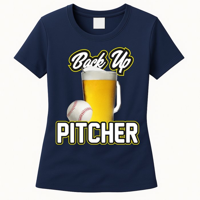 Back Up Pitcher Womens T-Shirt