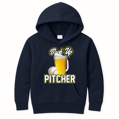 Back Up Pitcher Kids Hoodie