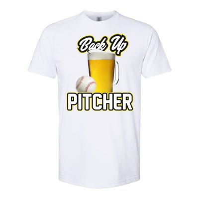 Back Up Pitcher Softstyle CVC T-Shirt