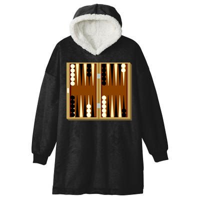 Backgammon Hooded Wearable Blanket