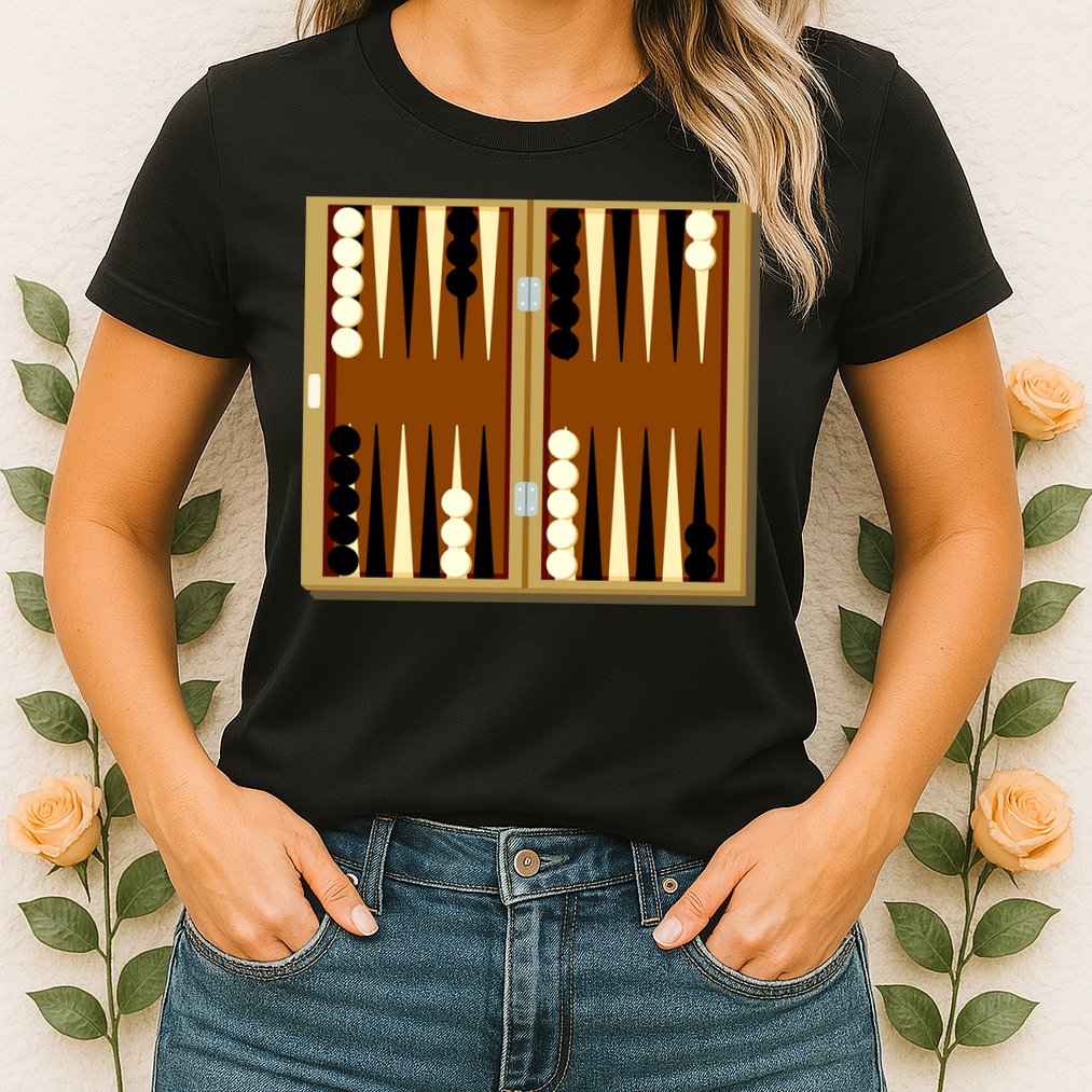 Backgammon Womens T-Shirt