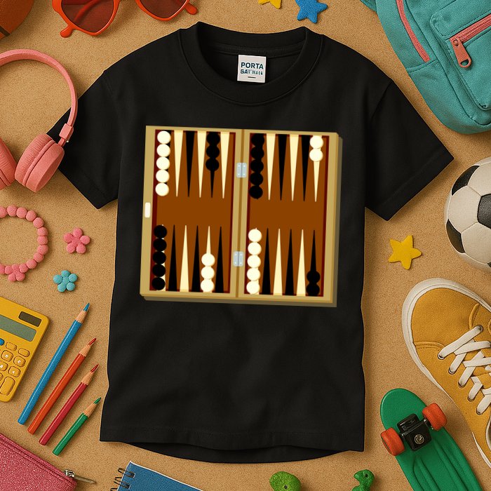 Backgammon Kids T-Shirt