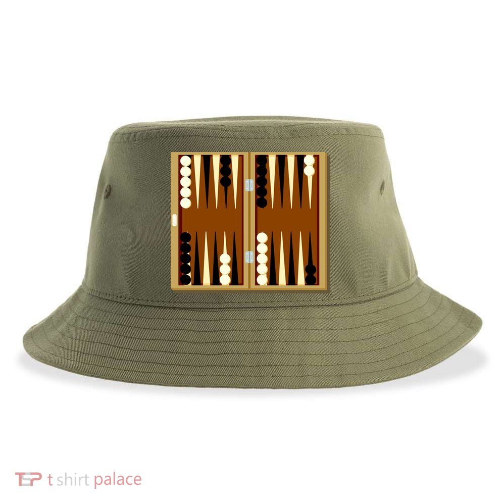 Backgammon Sustainable Bucket Hat