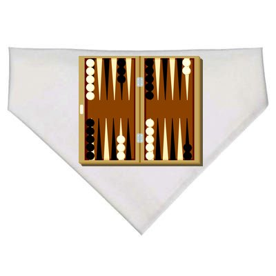 Backgammon USA-Made Doggie Bandana