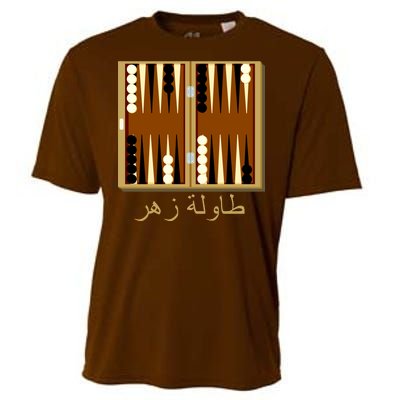 Backgammon Board In Arabic Cooling Performance Crew T-Shirt