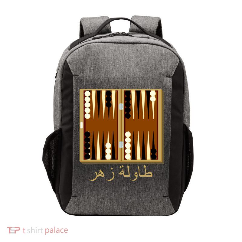 Backgammon Board In Arabic Vector Backpack