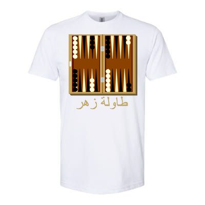 Backgammon Board In Arabic Softstyle CVC T-Shirt