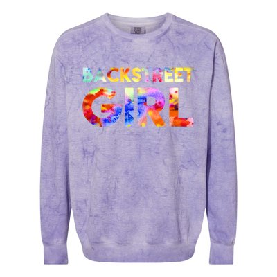 Backstreet Girl  Colorblast Crewneck Sweatshirt