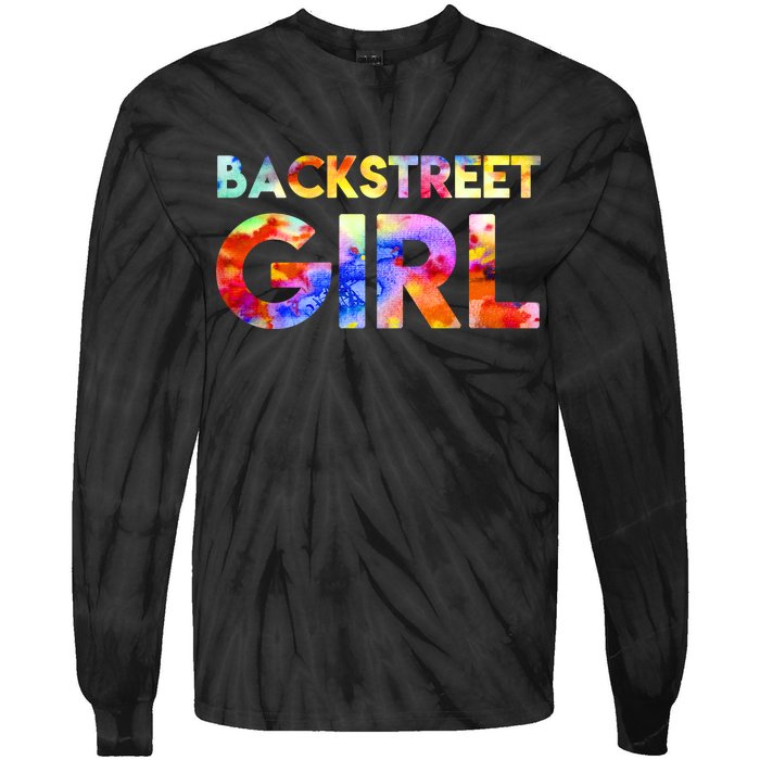 Backstreet Girl  Tie-Dye Long Sleeve Shirt