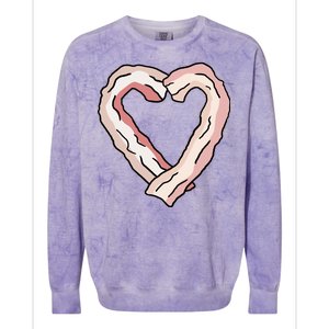 Bacon Heart Colorblast Crewneck Sweatshirt