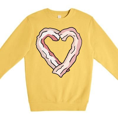 Bacon Heart Premium Crewneck Sweatshirt