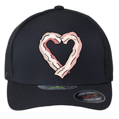 Bacon Heart Flexfit Unipanel Trucker Cap