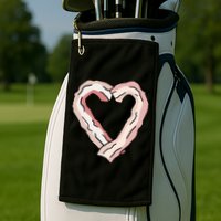 Bacon Heart Golf Towel