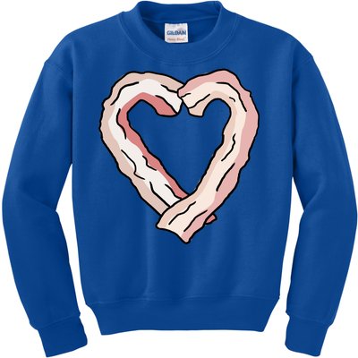 Bacon Heart Kids Sweatshirt