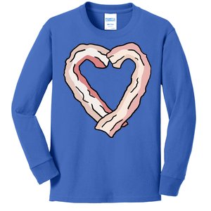 Bacon Heart Kids Long Sleeve Shirt