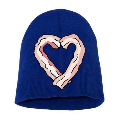 Bacon Heart Short Acrylic Beanie