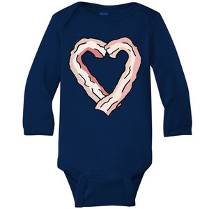 Bacon Heart Baby Long Sleeve Bodysuit