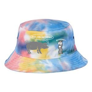 Bacon, I Am Your Father! No! Funny Pig Bacon Lover Tie Dye Newport Bucket Hat