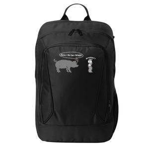 Bacon, I Am Your Father! No! Funny Pig Bacon Lover City Backpack