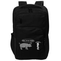 Bacon, I Am Your Father! No! Funny Pig Bacon Lover Impact Tech Backpack