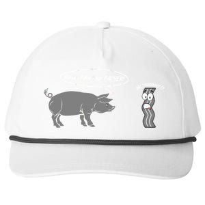 Bacon, I Am Your Father! No! Funny Pig Bacon Lover Snapback Five-Panel Rope Hat