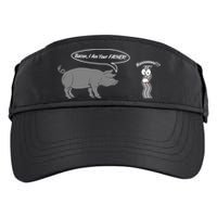 Bacon, I Am Your Father! No! Funny Pig Bacon Lover Adult Drive Performance Visor