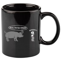 Bacon, I Am Your Father! No! Funny Pig Bacon Lover 11oz C Handle Ceramic Mug