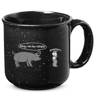 Bacon, I Am Your Father! No! Funny Pig Bacon Lover 15oz Campfire Ceramic Mug