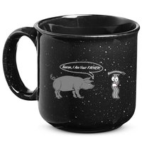 Bacon, I Am Your Father! No! Funny Pig Bacon Lover 15oz Campfire Ceramic Mug