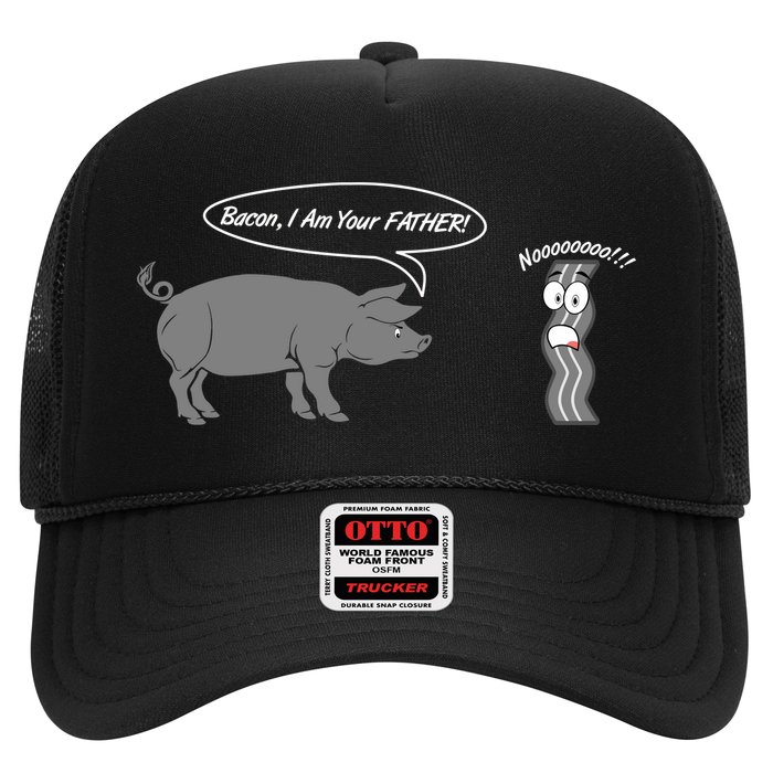 Bacon, I Am Your Father! No! Funny Pig Bacon Lover Trucker Hat