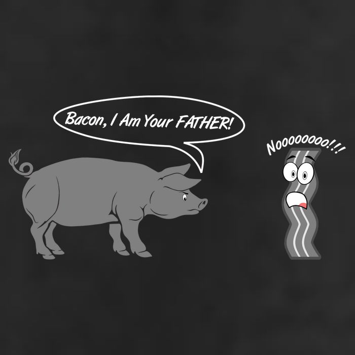 Bacon, I Am Your Father! No! Funny Pig Bacon Lover Trucker Hat