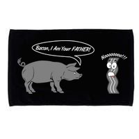 Bacon, I Am Your Father! No! Funny Pig Bacon Lover Microfiber Hand Towel