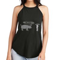 Bacon, I Am Your Father! No! Funny Pig Bacon Lover Women's Perfect Tri Rocker Tank