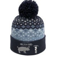 Bacon, I Am Your Father! No! Funny Pig Bacon Lover The Baniff Cuffed Pom Beanie