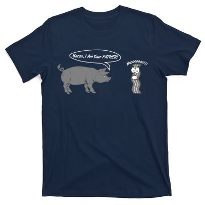 Bacon, I Am Your Father! No! Funny Pig Bacon Lover T-Shirt