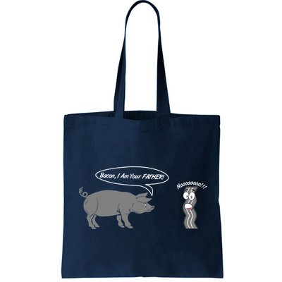 Bacon, I Am Your Father! No! Funny Pig Bacon Lover Bag