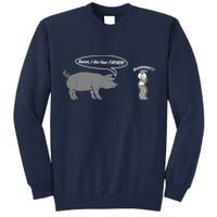 Bacon, I Am Your Father! No! Funny Pig Bacon Lover Tall Sweatshirt