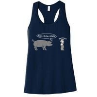 Bacon, I Am Your Father! No! Funny Pig Bacon Lover Womens Tank Top