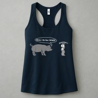 Bacon, I Am Your Father! No! Funny Pig Bacon Lover Womens Tank Top