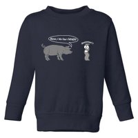 Bacon, I Am Your Father! No! Funny Pig Bacon Lover Toddler Sweatshirt
