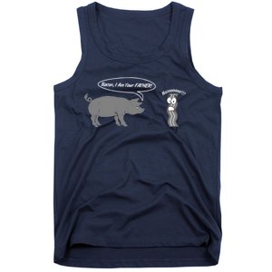 Bacon, I Am Your Father! No! Funny Pig Bacon Lover Tank Top