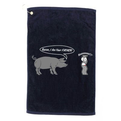 Bacon, I Am Your Father! No! Funny Pig Bacon Lover Golf Towel