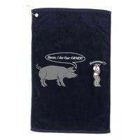 Bacon, I Am Your Father! No! Funny Pig Bacon Lover Golf Towel