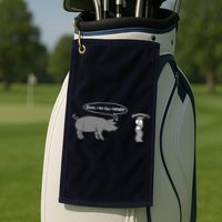 Bacon, I Am Your Father! No! Funny Pig Bacon Lover Golf Towel