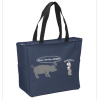 Bacon, I Am Your Father! No! Funny Pig Bacon Lover Zip Tote Bag