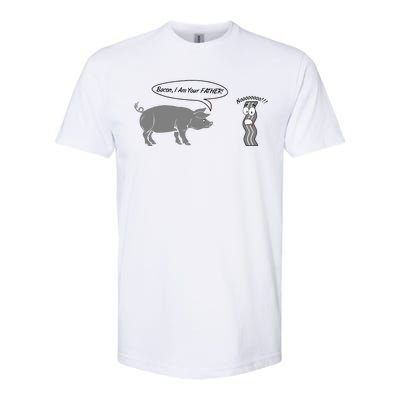 Bacon, I Am Your Father! No! Funny Pig Bacon Lover Softstyle® CVC T-Shirt