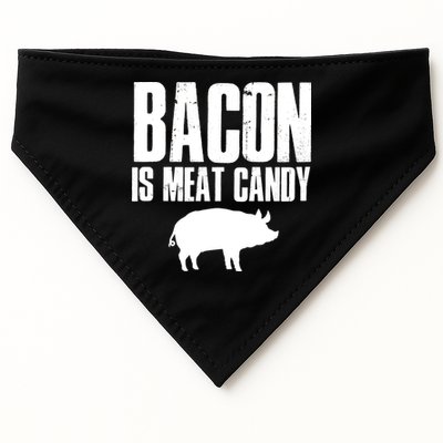 Bacon Is Meat Candy USA-Made Doggie Bandana